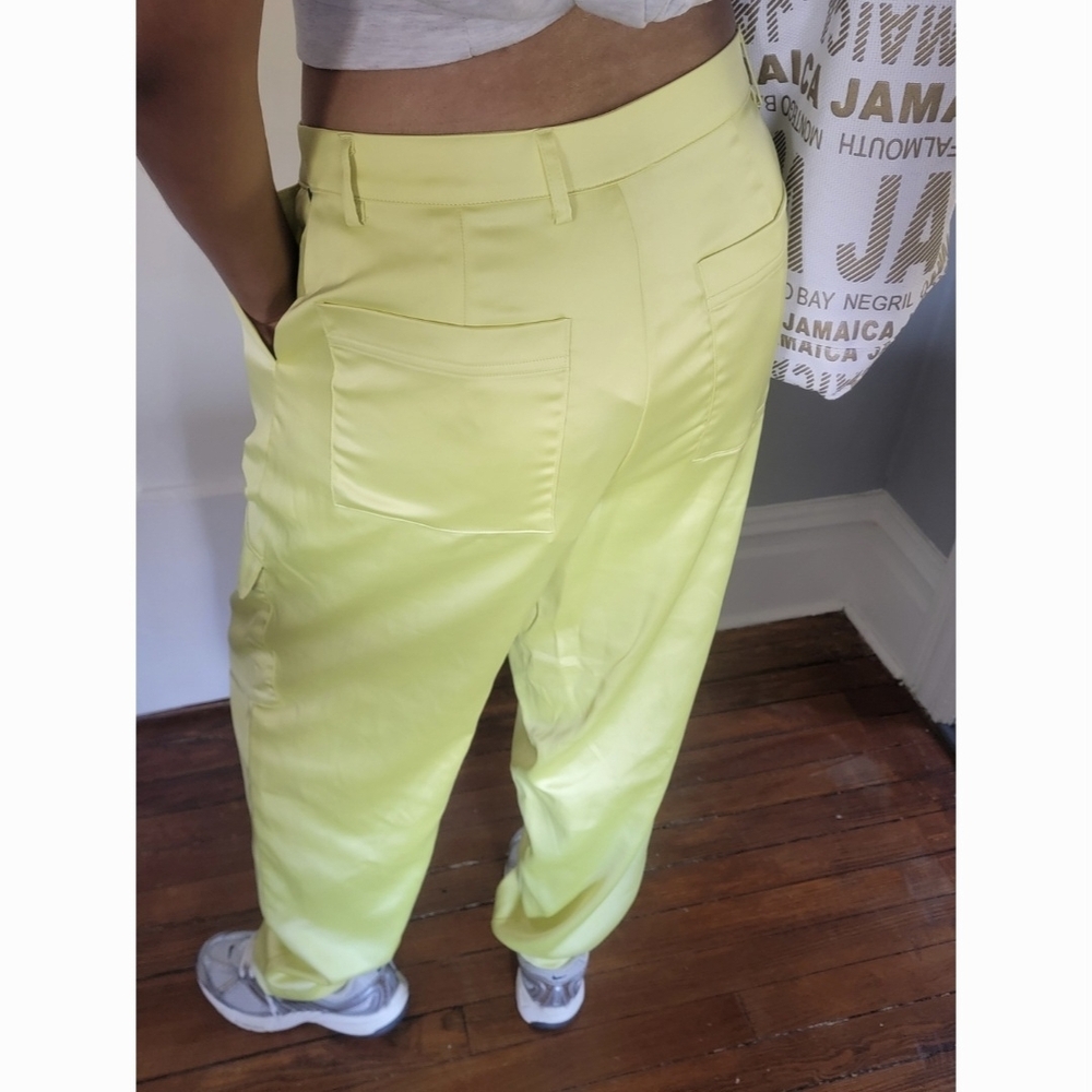 House of Harlow 1960 Lemon Yellow Trousers